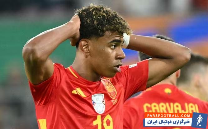 یامال ؛ لامین یامال رکورد جوان ترین بازیکن حاضر در مرحله حذفی یورو را شکست