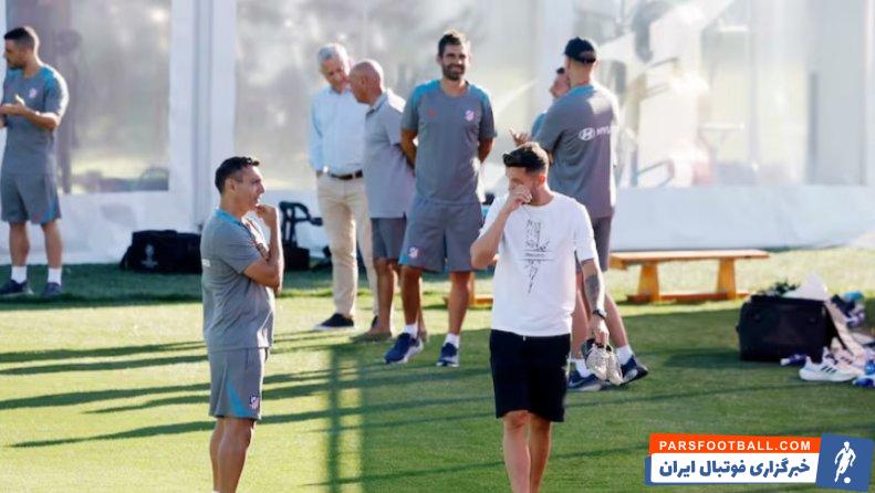 وداع اشک بار سائول نیگز با هم تیم هایش در اتلتیکومادرید