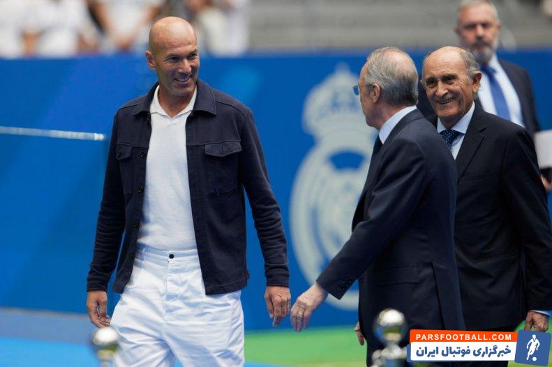 امباپه ؛ زین‌الدین زیدان در مراسم معارفه کیلیان امباپه 