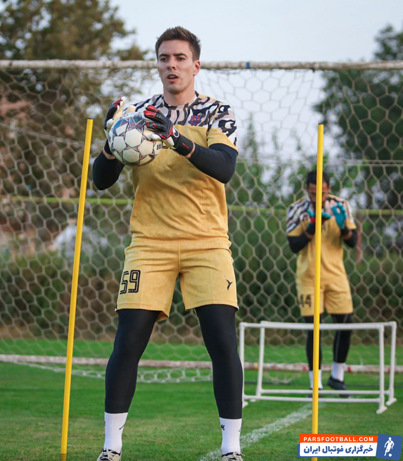 نساجی ؛ حضور لوآن پولی در تمرین تیم نساجی مازندران