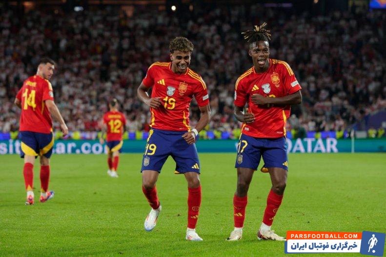 نیکو ویلیامز و لامین یامال دو وینگر خطرناک اسپانیا