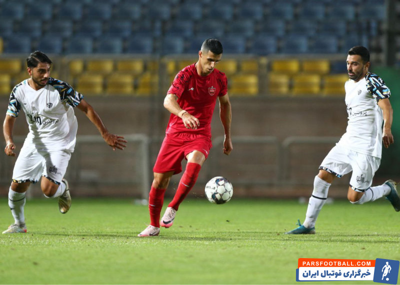 علیپور ؛ علی علیپور با پیراهن بدون شماره در دیدار برابر اکسین البرز