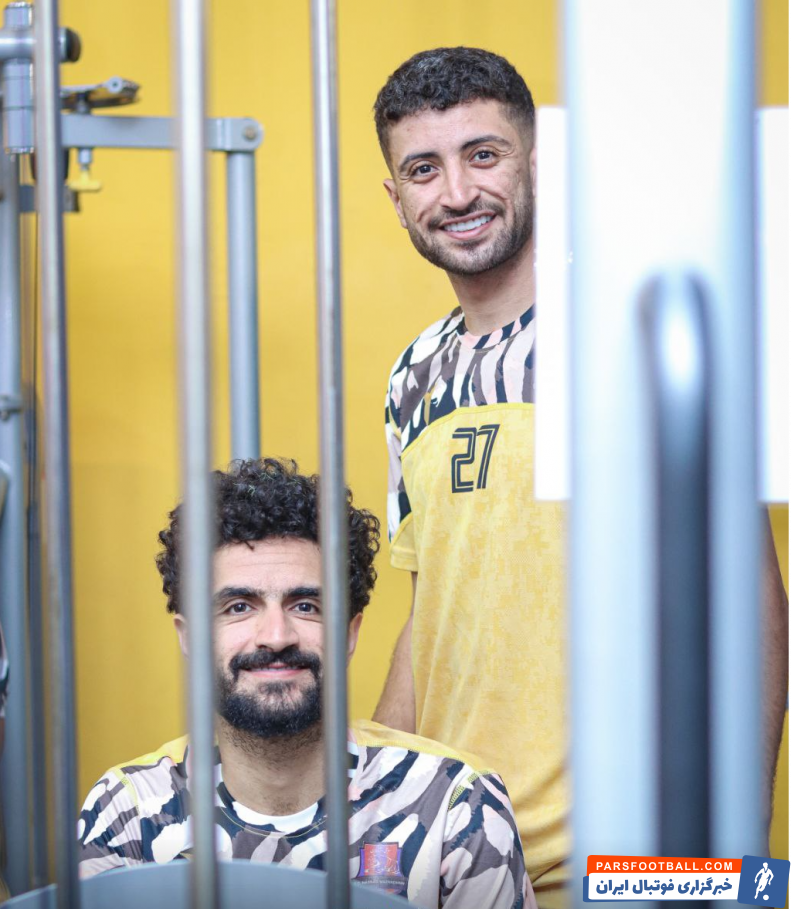 مرادی ؛ حضور بابک مرادی اولین خرید نساجی مازندران در تمرین