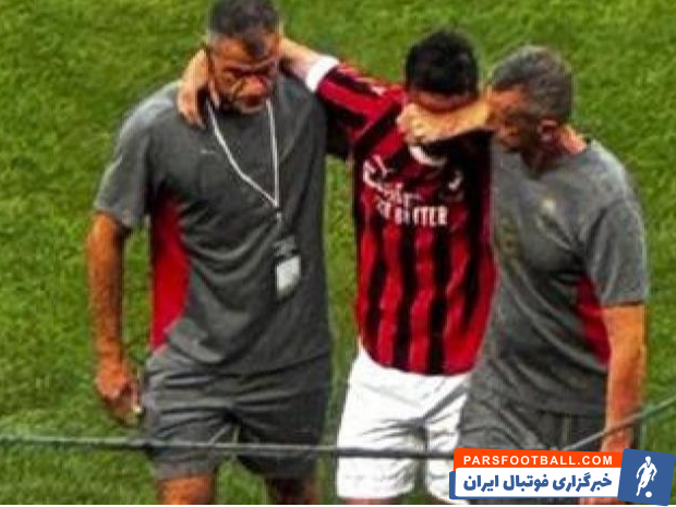 فلورنزی ؛ مصدومیت رباط صلیبی فلورنزی بازیکن میلان در دیدار با منچسترسیتی