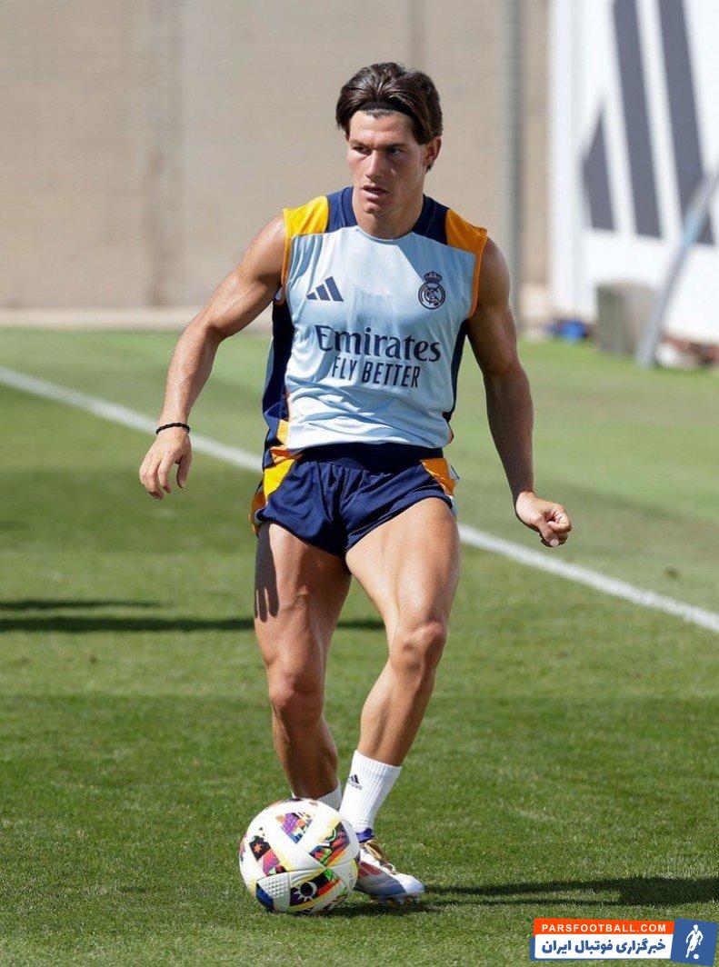 گارسیا ؛ آمادگی بدنی بالای فران گارسیا در تمرین رئال مادرید