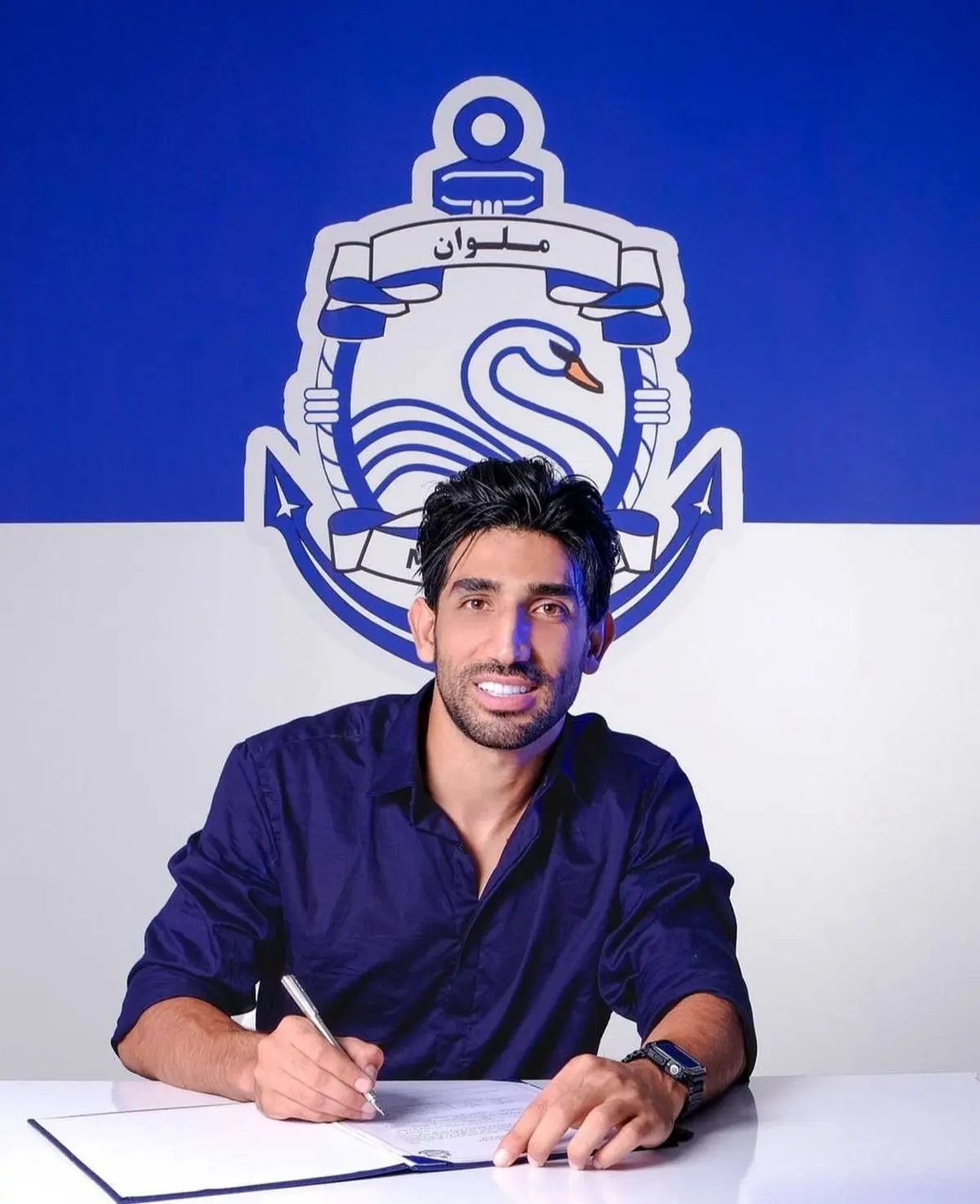 رضا میرزایی با عقد قراردادی به ملوان بندرانزلی پیوست