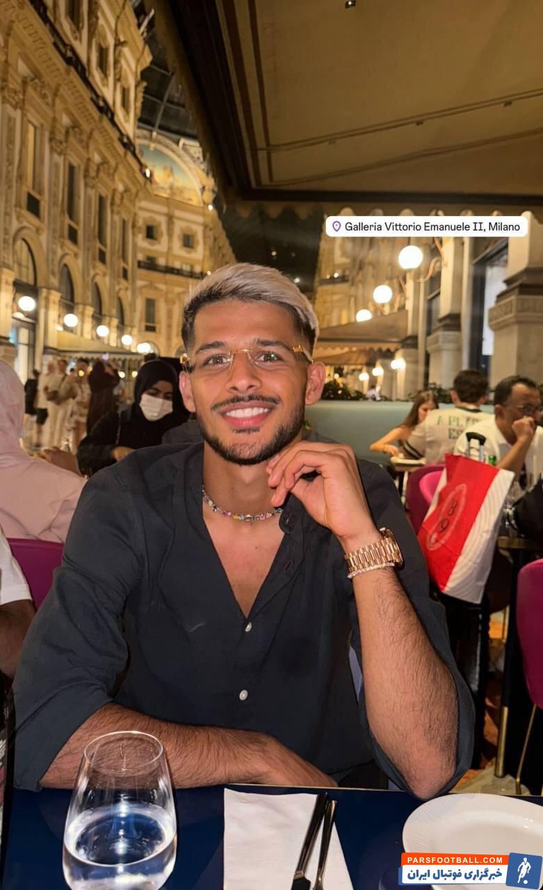 عکس | کافه‌گردی مهدی قایدی در میلان