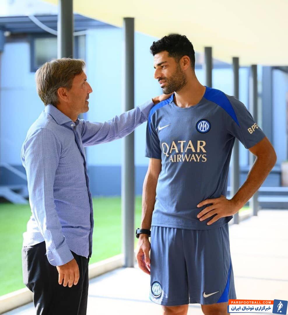 عکس | مربی تیم ملی در اینتر؛ ملاقات جالب با اینزاگی و طارمی!