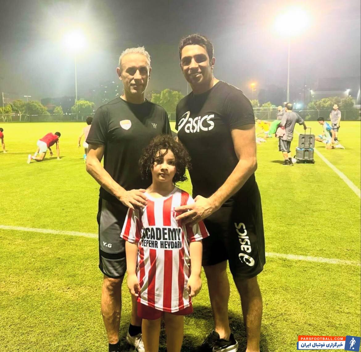 عکس | ملاقات یحیی گل‌محمدی و سپهر حیدری در دوبی