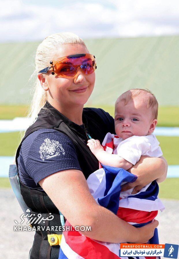 مدال نقره المپیک برای مادر کودک ۳ ماهه/ زندگی بعد از بچه‌دار شدن متوقف نمی‌شود +تصاویر