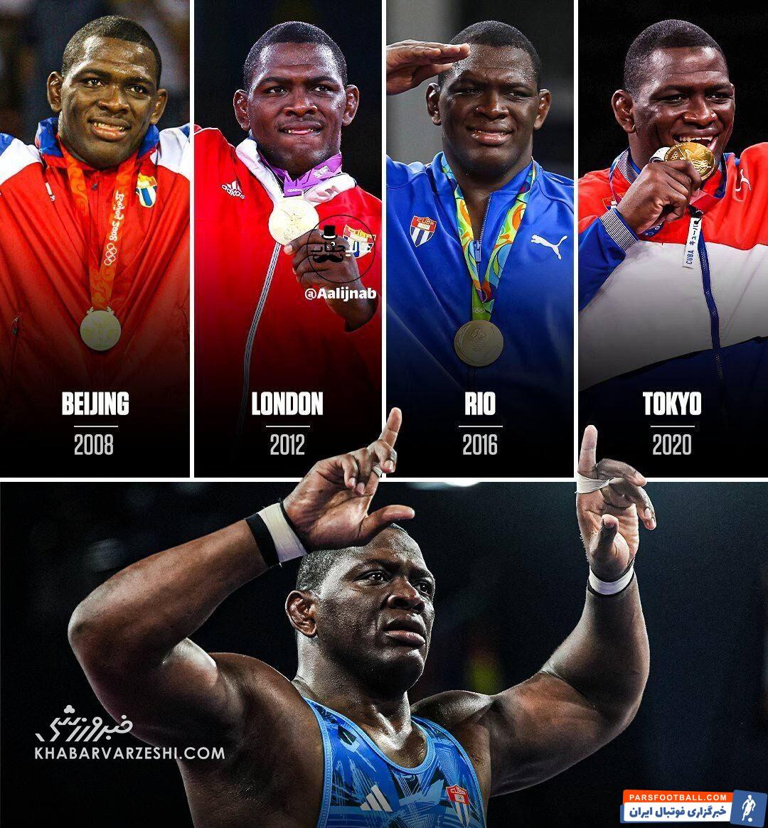 غول کوبایی در تاریخ المپیک جاودانه شد/ لوپز افسانه‌ای با پنجمین طلا خداحافظی کرد