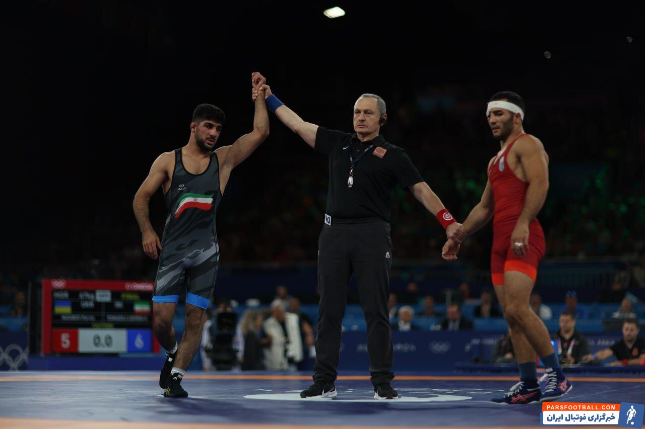 تصاویری از شادی جالب سعید اسماعیلی پس از کسب مدال طلای المپیک