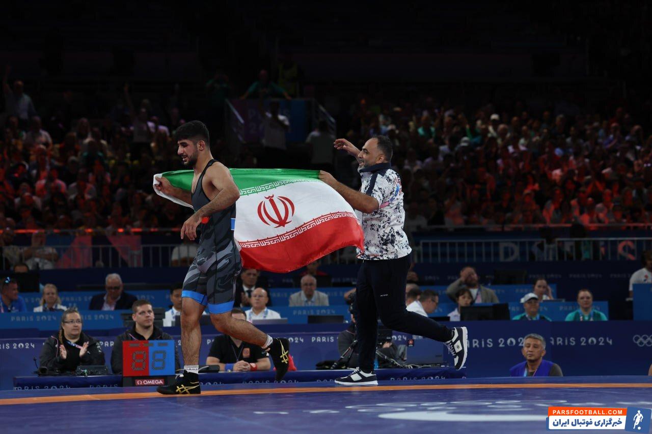 تصاویری از شادی جالب سعید اسماعیلی پس از کسب مدال طلای المپیک