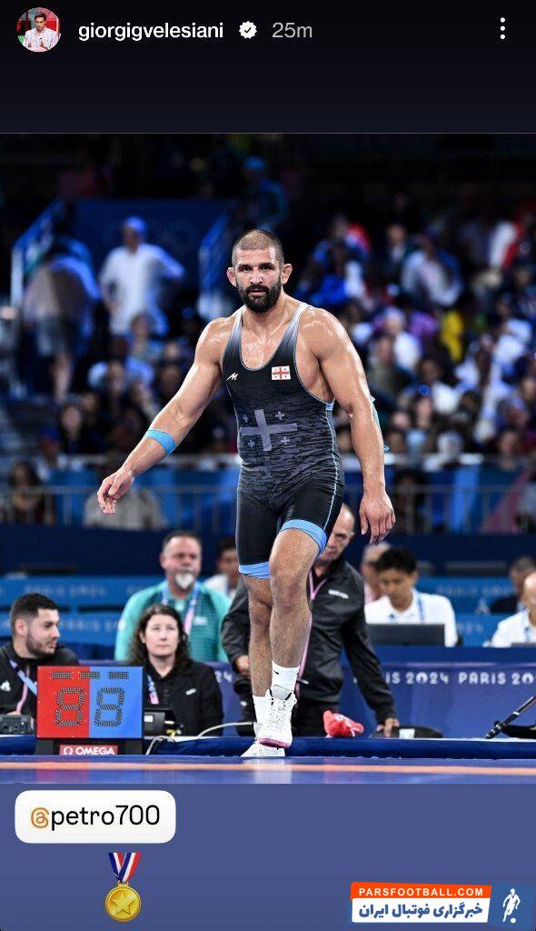 عکس| تبریک گولسیانی به حریفان ایرانی‌ها در المپیک!