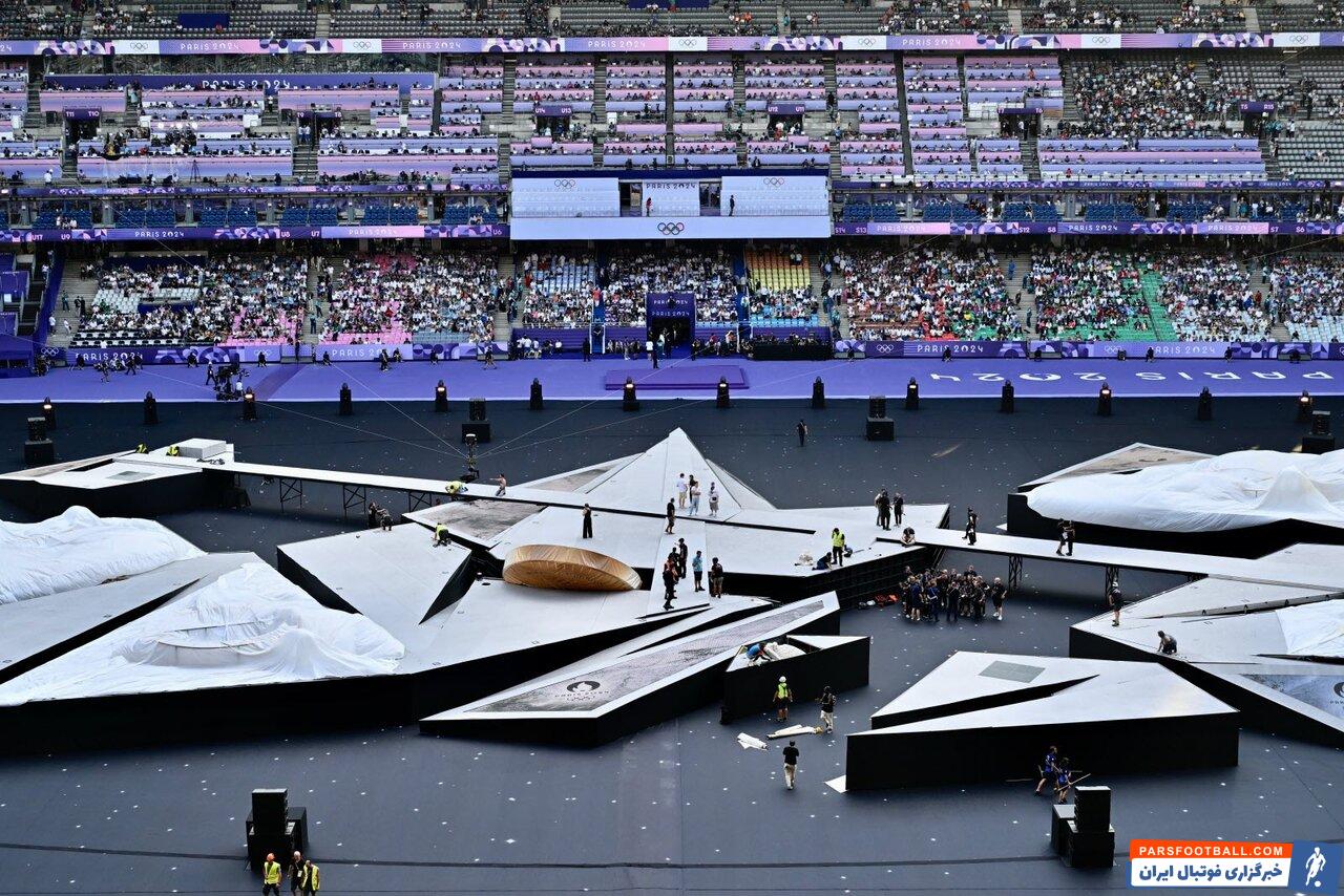 پرده آخر المپیک ۲۰۲۴ و خاموشی مشعل/ پرچمدار ایران رژه رفت