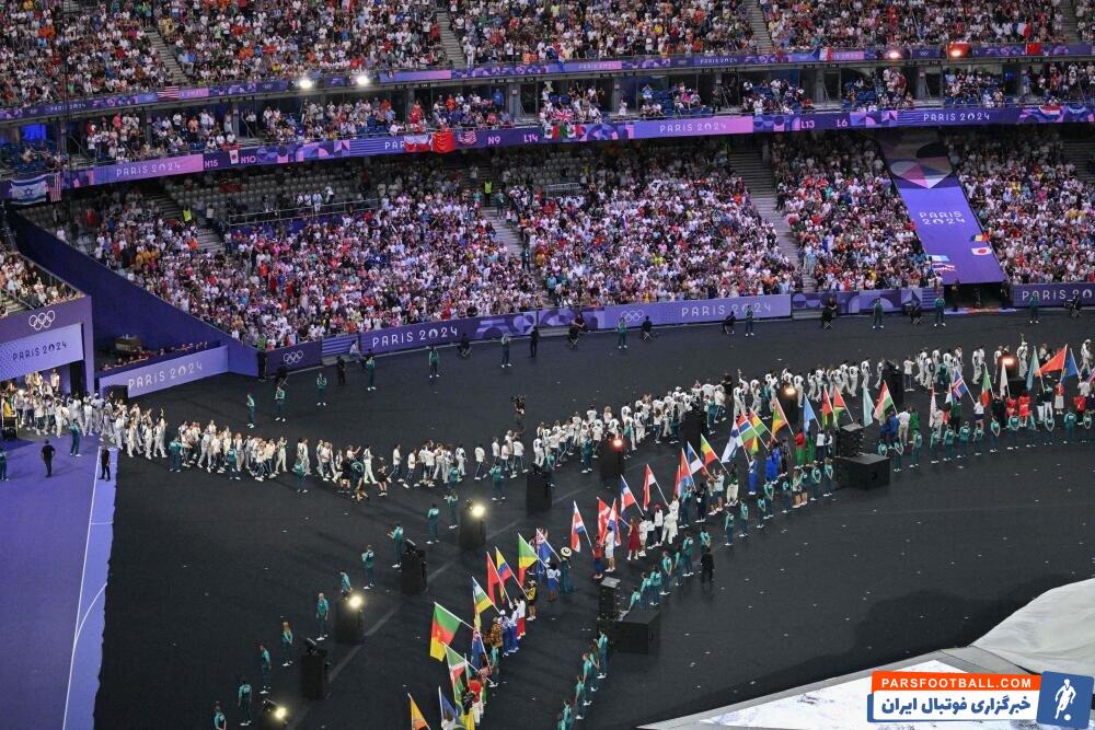 پرده آخر المپیک ۲۰۲۴ و خاموشی مشعل/ پرچمدار ایران رژه رفت