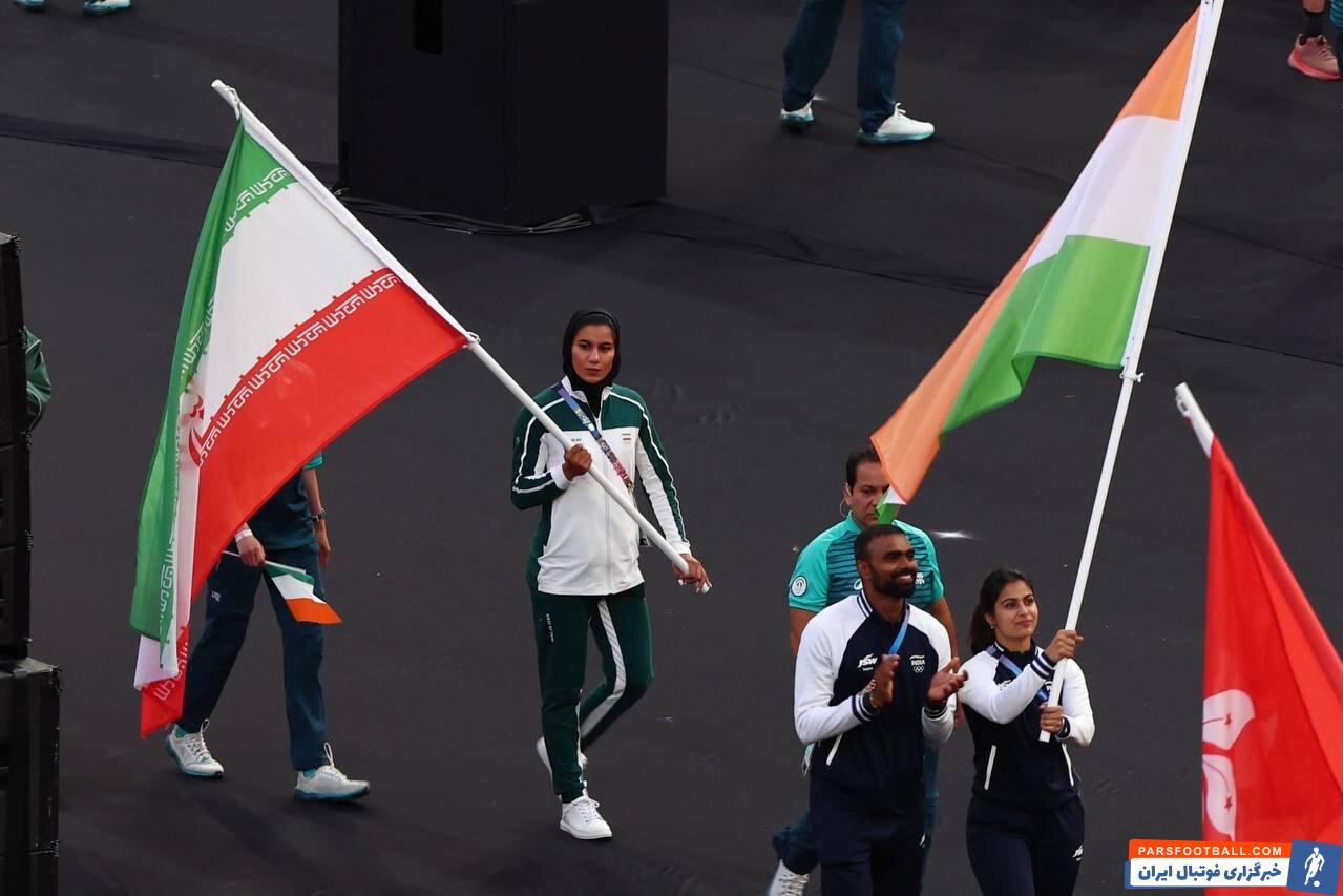 پرده آخر المپیک ۲۰۲۴ و خاموشی مشعل/ پرچمدار ایران رژه رفت