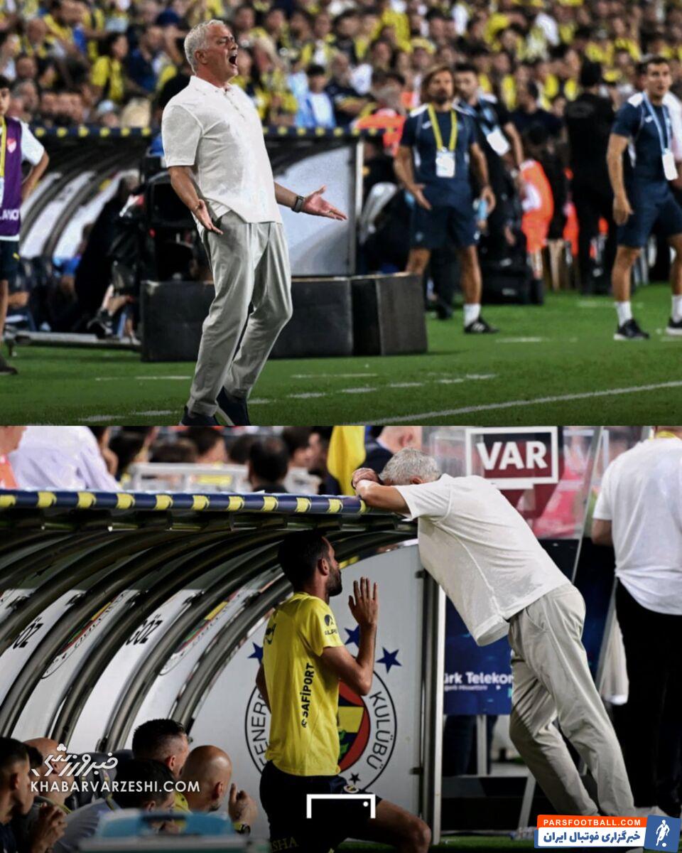 عکس| شروع جنجالی مورینیو در لیگ ترکیه/ حرکات عجیب آقای خاص در کنار دریای مرمره