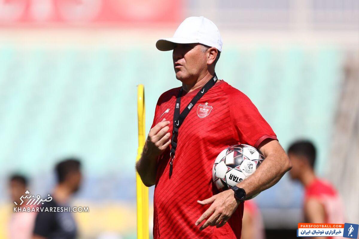 چالش گاریدو برای بازیکنان پرسپولیس در آخرین تمرین/ سرخ‌ها بمب روحیه شدند +عکس