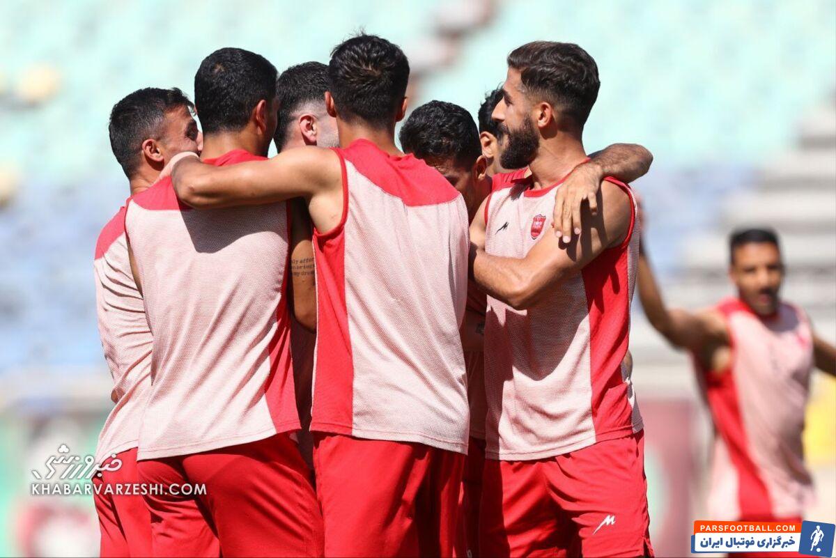 چالش گاریدو برای بازیکنان پرسپولیس در آخرین تمرین/ سرخ‌ها بمب روحیه شدند +عکس