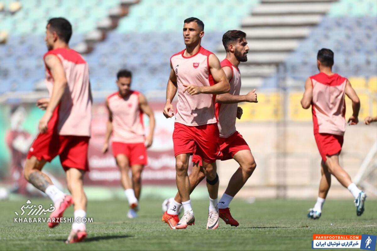 چالش گاریدو برای بازیکنان پرسپولیس در آخرین تمرین/ سرخ‌ها بمب روحیه شدند +عکس