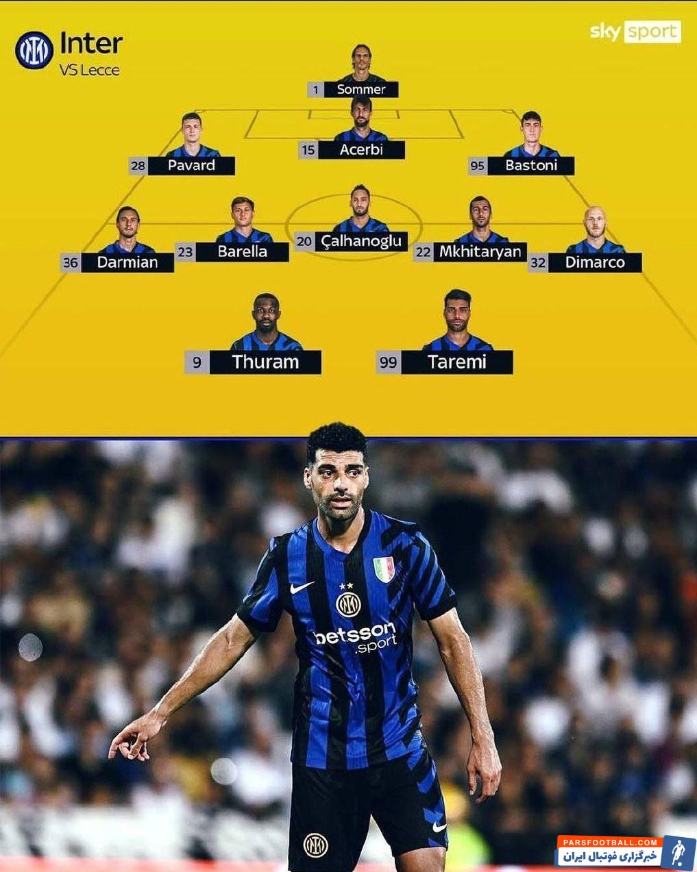 مهدی طارمی , تیم فوتبال اینتر , سری A , سیمونه اینزاگی , لائوتارو مارتینس , 