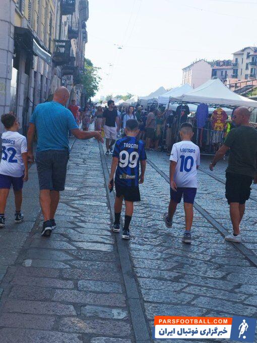 عکس| مهدی طارمی الگو پسربچه‌های ایتالیایی