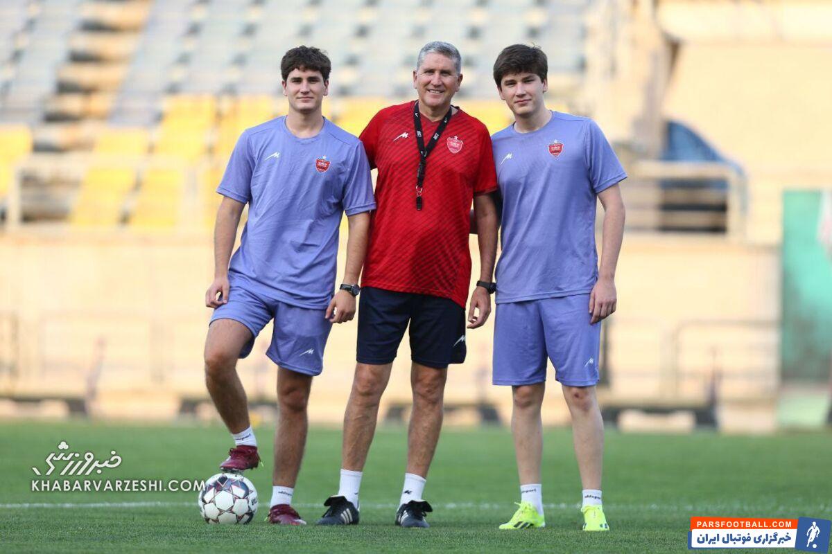 پسرهای گاریدو پرسپولیسی شدند +عکس