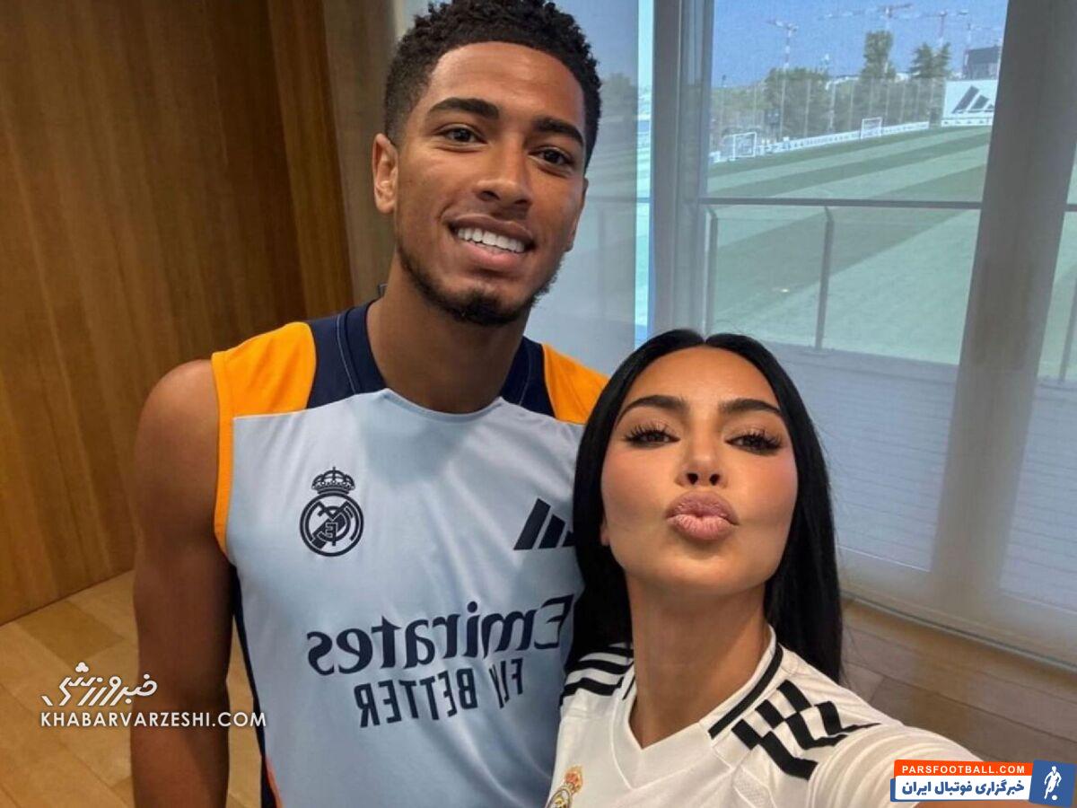 شبی رویایی برای کیم کارداشیان و پسرش در قلب سانتیاگو برنابئو +تصاویر