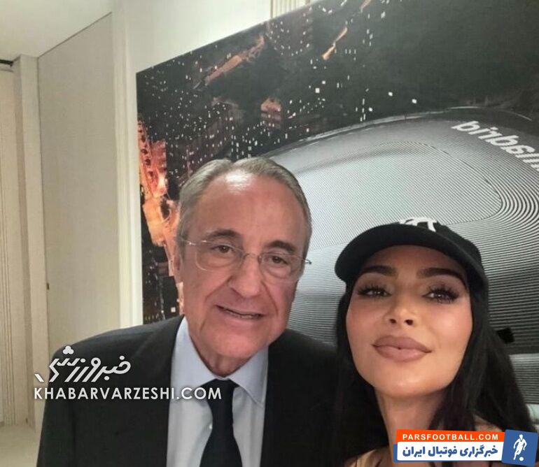 شبی رویایی برای کیم کارداشیان و پسرش در قلب سانتیاگو برنابئو +تصاویر