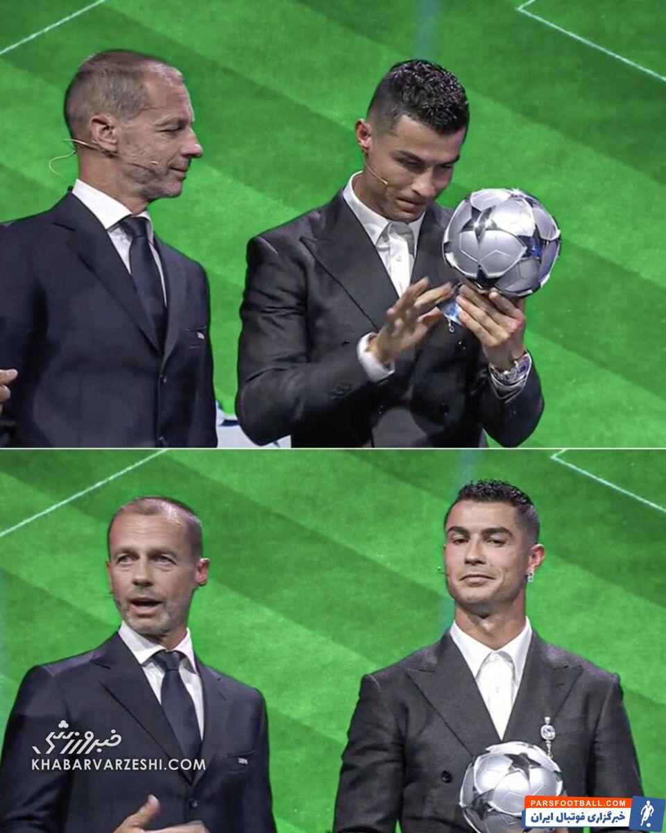 توپ طلا نه کریستیانو رونالدو توپ نقرهای گرفت +عکس