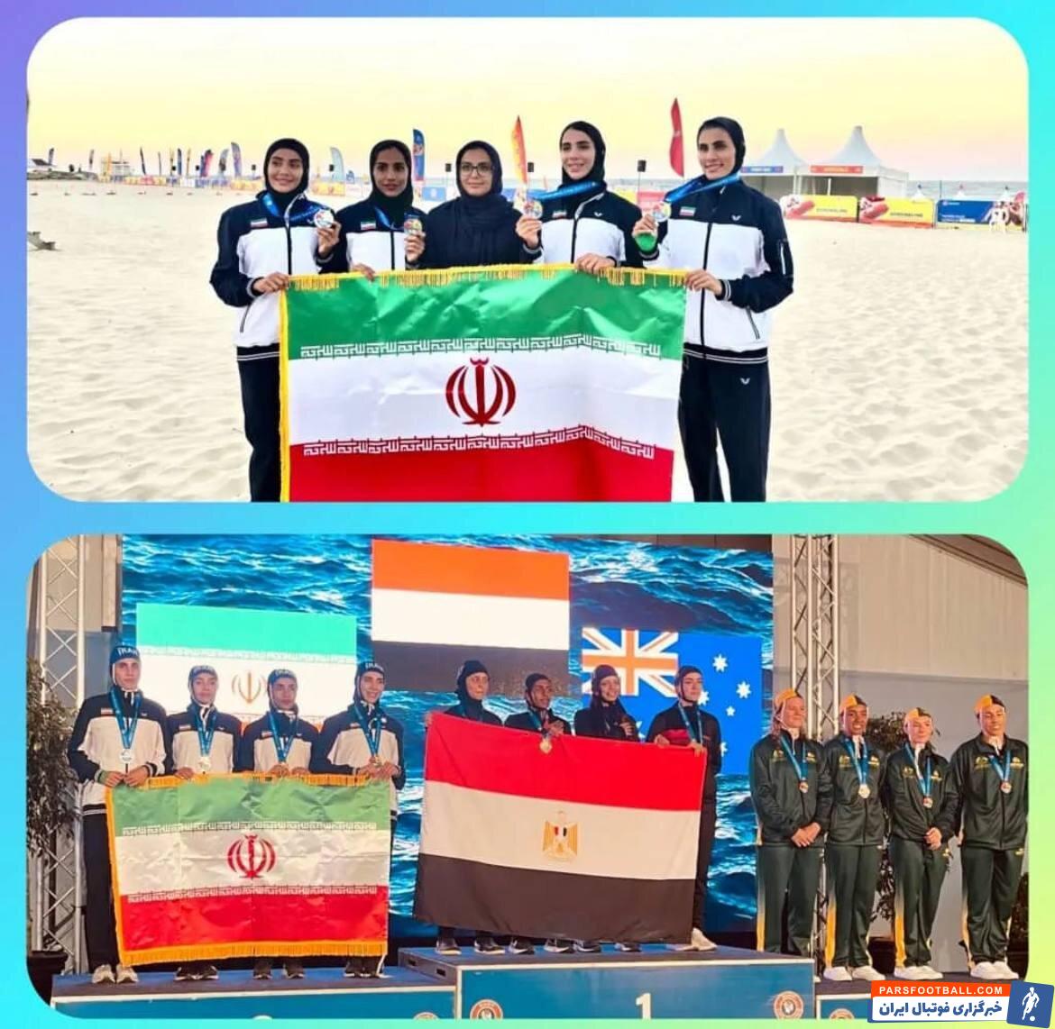 تیم ملی بانوان نجات غریق ایران نایب قهرمان جهان شد