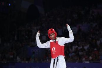 آرین سلیمی و خوشحالی به سبک رونالدو پس از قهرمانی المپیک