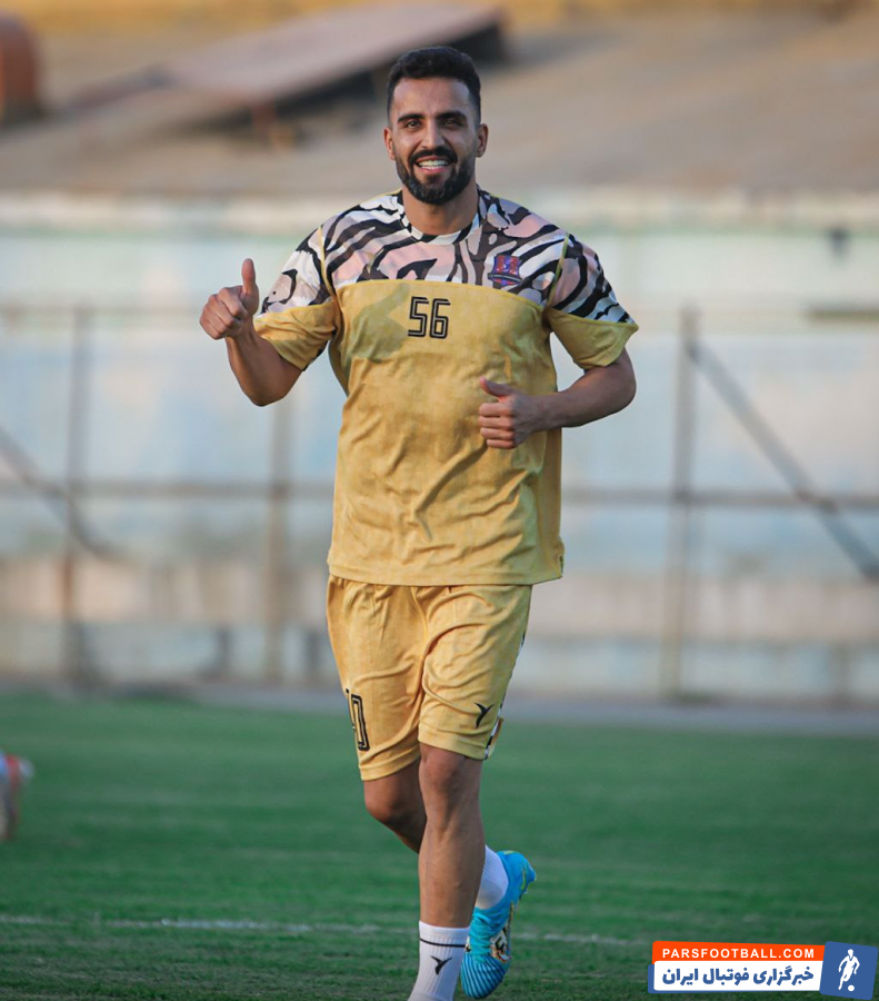 پاکدل ؛ حضور حامد پاکدل در تمرینات تیم نساجی مازندران