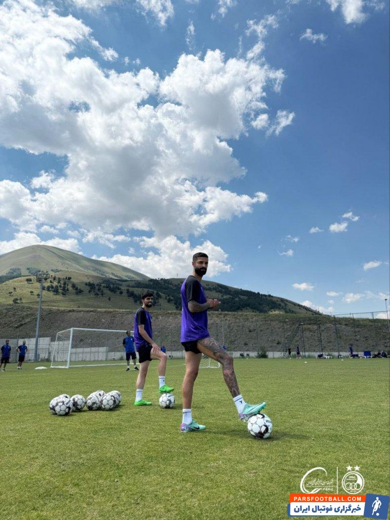 استقلال ؛ آخرین جلسه تمرینی بازیکنان استقلال در اردوی ارزروم ترکیه