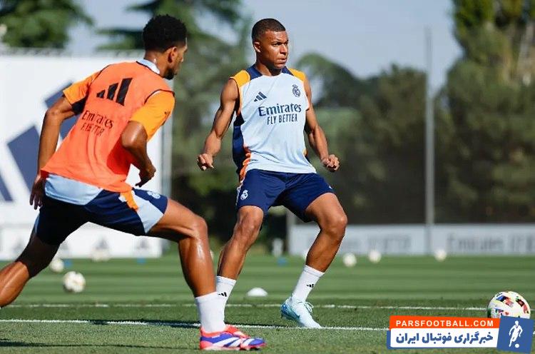 امباپه ؛ حضور کیلیان امباپه برای اولین بار در تمرین رئال مادرید