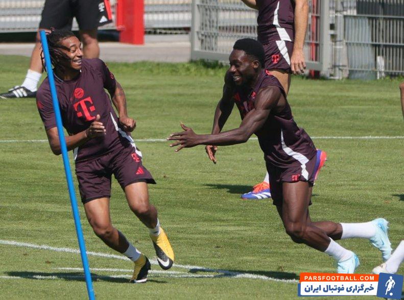 اولیسه ؛ میشل اولیسه در تمرین تیم بایرن مونیخ 