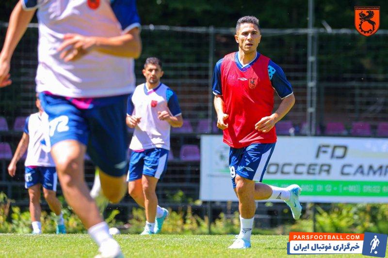 مس رفسنجان ؛ علی محمدی، نژادمهدی، شریفی و جعفری با انگیزه در تمرین مس رفسنجان