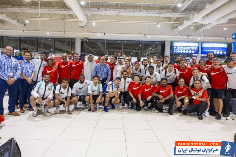 آزمون ؛ سفر سردار ازمون همراه با کاروان شباب الاهلی به قطر برای دیدار با الغرافه