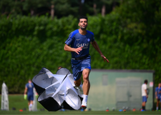 طارمی ؛ حضور مهدی طارمی در تمرین اینتر پس از پشت سر گذاشتن دوران مصدومیت