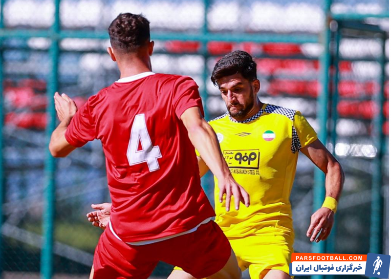 سپاهان ؛ حسین گودرزی با انگیزه بالا در تمرین سپاهان