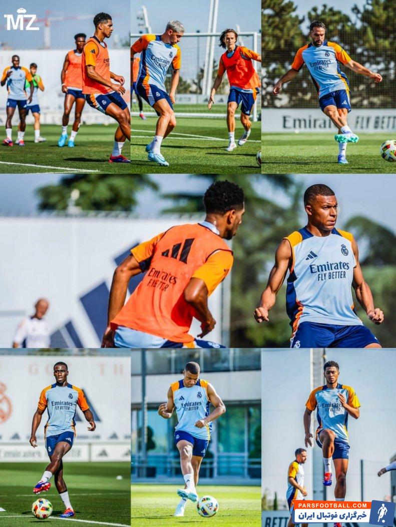 امباپه ؛ حضور کیلیان امباپه برای اولین بار در تمرین رئال مادرید