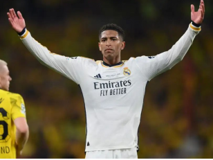 بلینگام ؛ تقلید شادی گل بلینگام از سوی اونپوئل، دوچرخهسوار بلژیکی در المپیک 2024