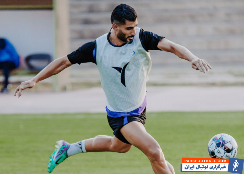 استقلال ؛ آمادگی عضلانی بالای میلاد زکیپور در تمرین استقلال
