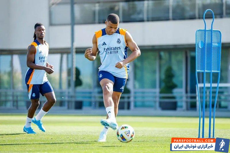 امباپه ؛ حضور کیلیان امباپه برای اولین بار در تمرین رئال مادرید