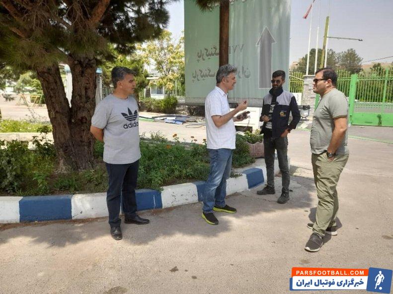 تیم ملی ؛ بازدید از ورزشگاه فولادشهر برای مهیا شدن میزبانی از مسابقات بین‌المللی تیم ملی 