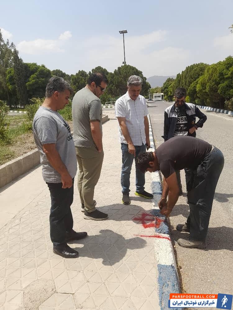 تیم ملی ؛ بازدید از ورزشگاه فولادشهر برای مهیا شدن میزبانی از مسابقات بینالمللی تیم ملی