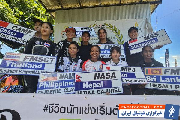 یک سانحه دختر موتورسوار ایران را از کاپ آسیا حذف کرد