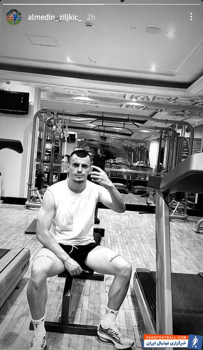 عکس| تمرینات اختصاصی هافبک مغضوب استقلال