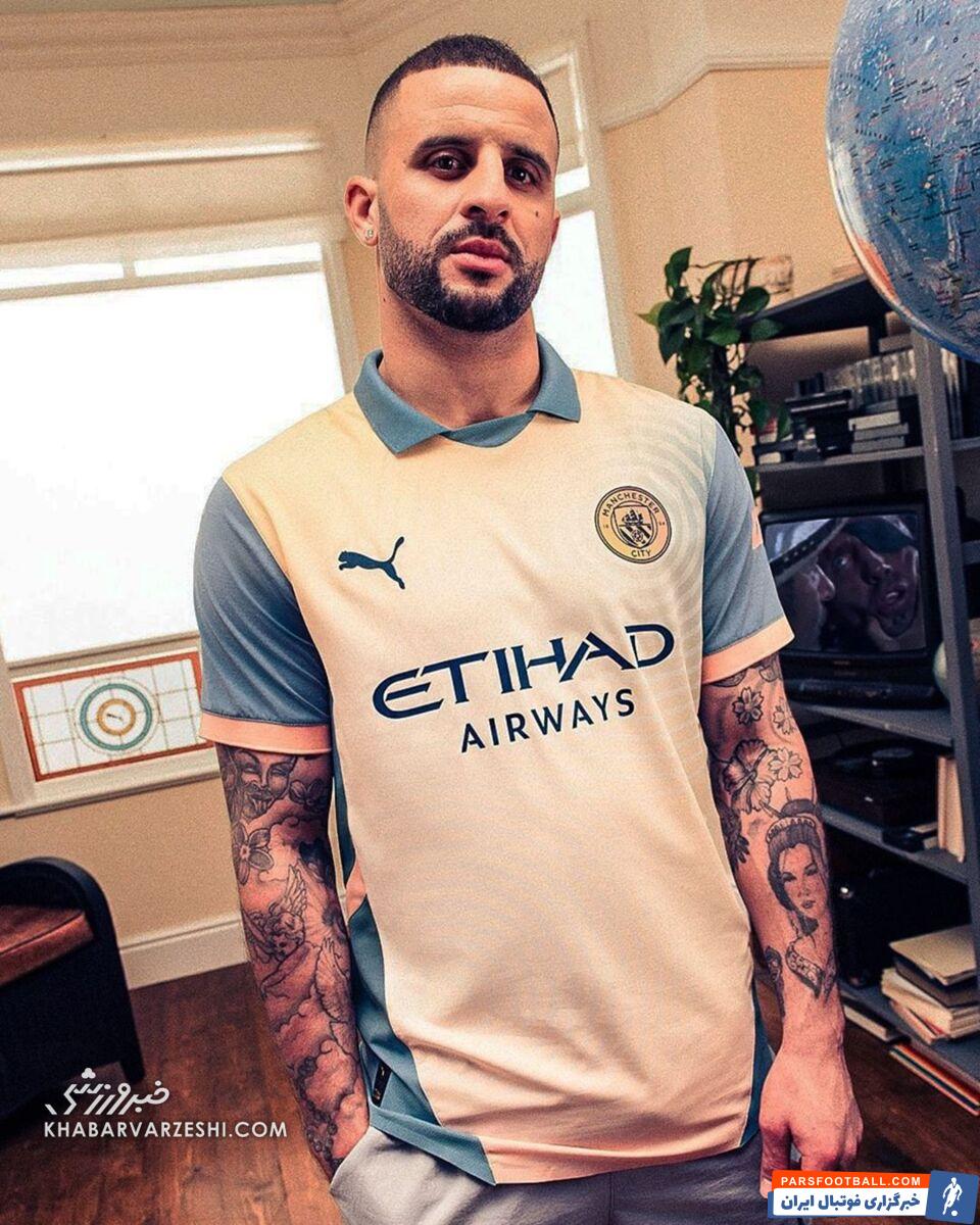 رونمایی از پیراهن جدید منچسترسیتی با الهام از آلبوم موسیقی Oasis +تصاویر